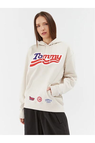 Tommy hilfiger online cream sweatshirt