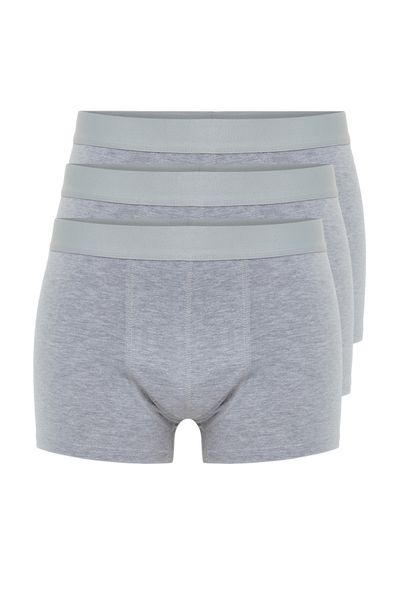 Kom Men's Gray Tight Boxer 2-pack - Trendyol