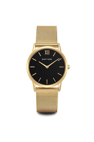 eastside Quarzuhr Damen Quarzuhr gelbgold Edelstahl gelbgold