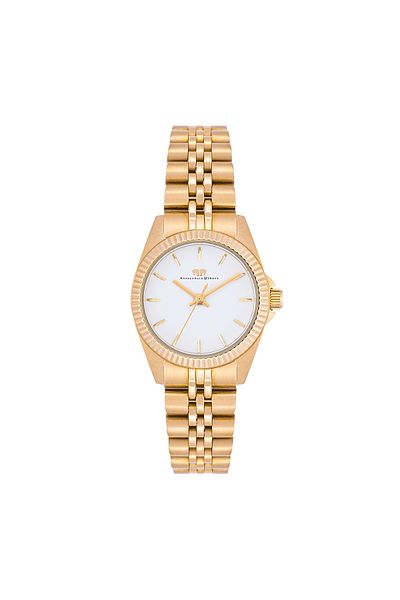 Rhodenwald & Söhne Quarzuhr Damen Quarzuhr gelbgold Edelstahl gelbgold