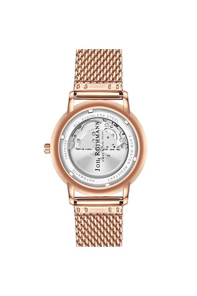 Joh. Rothmann Automatikuhr Herren Automatikuhr roségold Edelstahl roségold