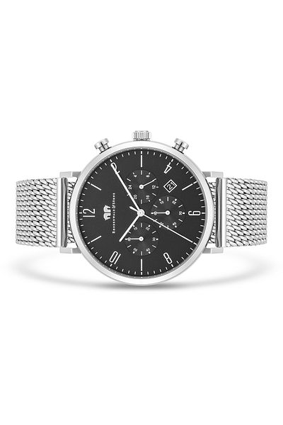 Rhodenwald & Söhne Chronograph Herren Chronograph silber Edelstahl silber