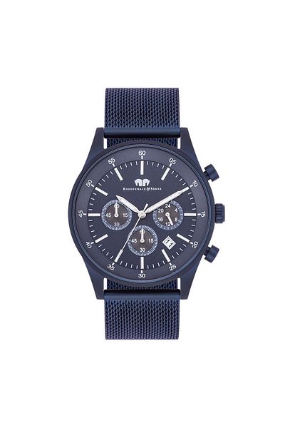 Rhodenwald & Söhne Chronograph Herren Chronograph blau Edelstahl blau
