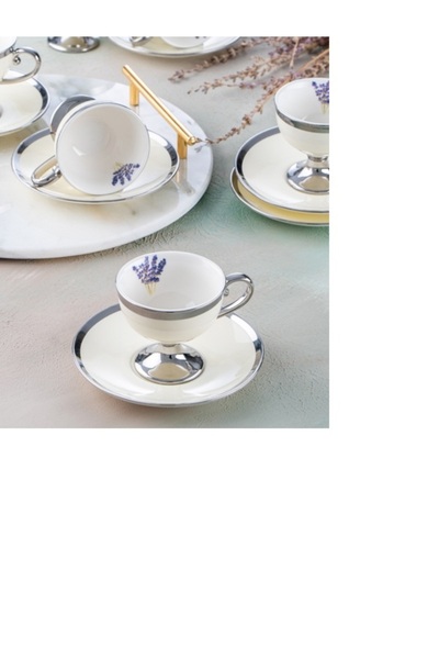 ACAR Miranda 6 Kişilik Kahve Fincanı Takımı - 90 ml