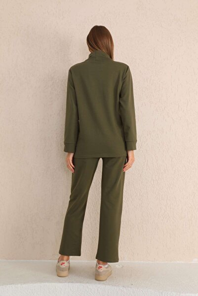 Miss Dünya Lissa Haki Emzirmeye Uygun Hamile ve Lohusa Eşofman Takımı