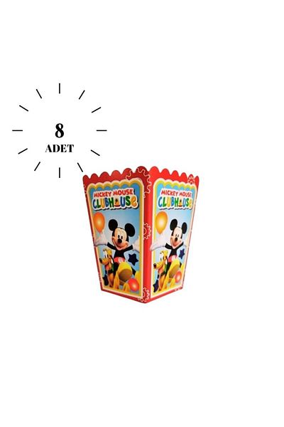 Mickey Mouse علبة ذرة ميكي 8 قطع