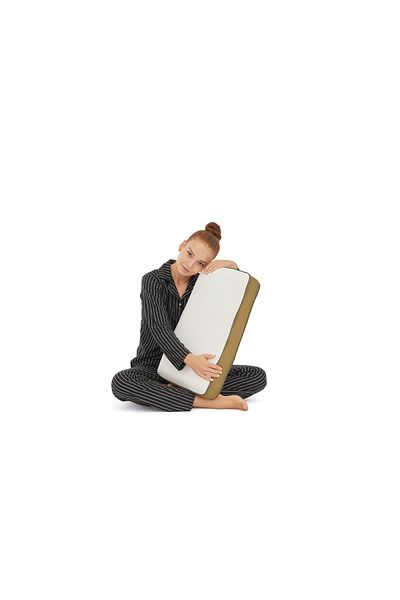 Simple. The Pillow Pernă Visco Foam Air Mesh, pernă ortopedică de sprijin pentru gât permeabilă la aer 60*40*12cm + carcasă de schimb
