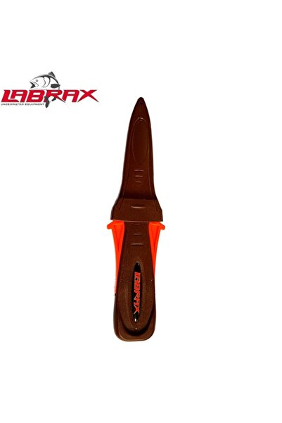Labrax Falcon Kakıçlı Dalış Bıçağı Kahverengi
