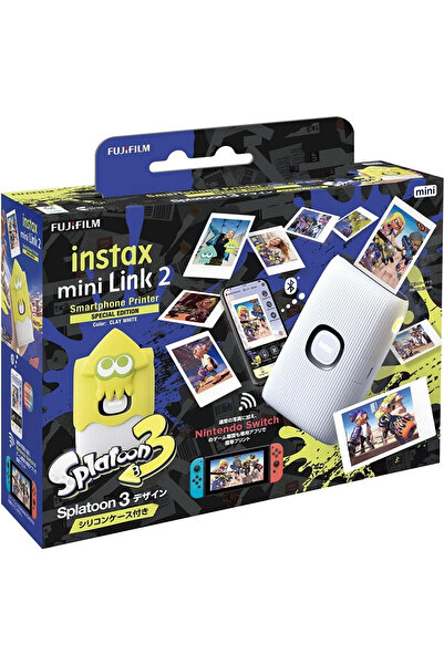 Fujifilm Instax Lınk 2 Portatif Fotoğraf Yazıcısı Splatoon 3 Bundle Edition