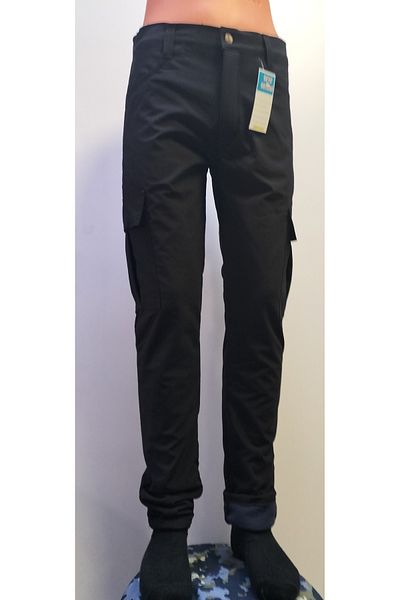 BeyzDenim Black Cargo Pants Thermal (Polar) Water Repellent Lycra Washing Water Resistant