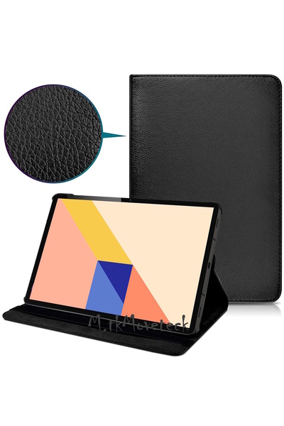 m.tk moveteck Samsung Galaxy Tab S9 Fe Plus 12.4 inç Sm-X610 Kılıf 360 Dönenbilen Kapaklı Standlı Tablet Kılıfı