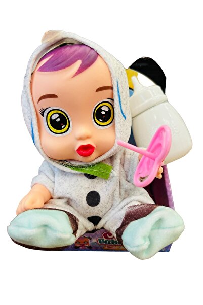 Ailenizin Oyuncakçısı Cry Babies Ağlayan Bebek Sesli Emzikli Et Bebek 20 cm