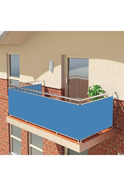 ALTINPAMUK Balkon Demiri Perdesi Korkuluk Perdesi İNDİGO (MAVİ) Her ölçüde BO...