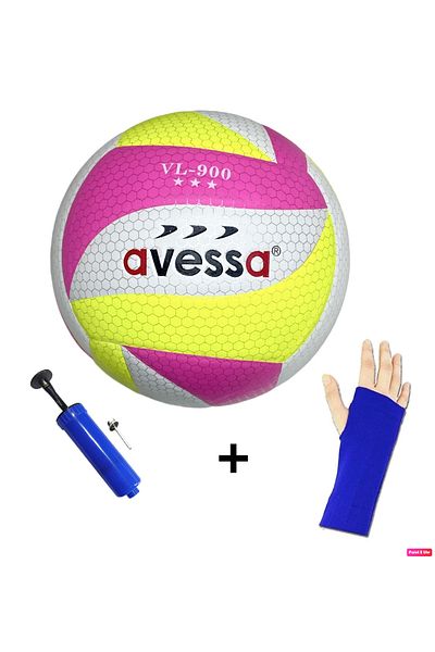 AVESSA VL-900 كرة طائرة ناعمة الملمس، لاصق سطحي غير قابل للانزلاق، كرة مطابقة 280 جرام + مضخة + كم