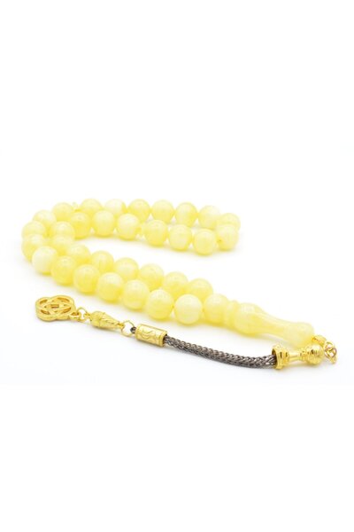 Murty99 Globe Cut Marime Mare Beirut Picătură Chihlimbar Tesbih 10 Mm