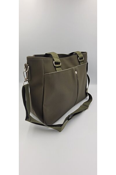 KIRASE Жіноча хакі стильна якісна м'яка сумка з безліччю кишень для рук і плеча