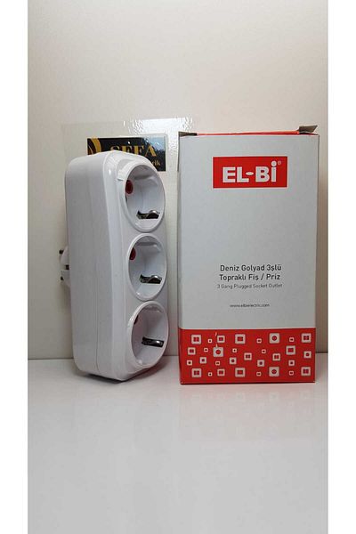 ELBİ TRIPLE GOLYAT EARTHED PLUG AND SOCKET ELBİ BRAND
