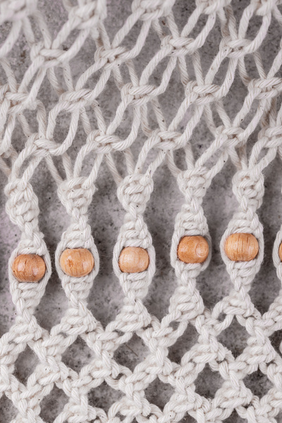 Bevella Macrame Cord Σχοινί Taranan Macrame Single Twist Can Comb Σχοινί 3 mm Βαμβακερά νήματα Macrame 1 kg (4X250 gr)