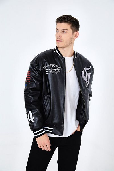 Ghetto off limits EST.2008 Leather Jacket
