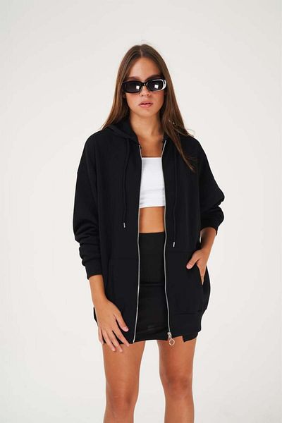 citycenterfashion Jachetă de hanorac oversize cu glugă cty-abr-8682