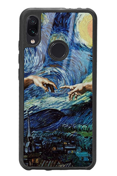 Spoyi Xiaomi Redmi Note 7 El Ele Tasarımlı Glossy Telefon Kılıfı