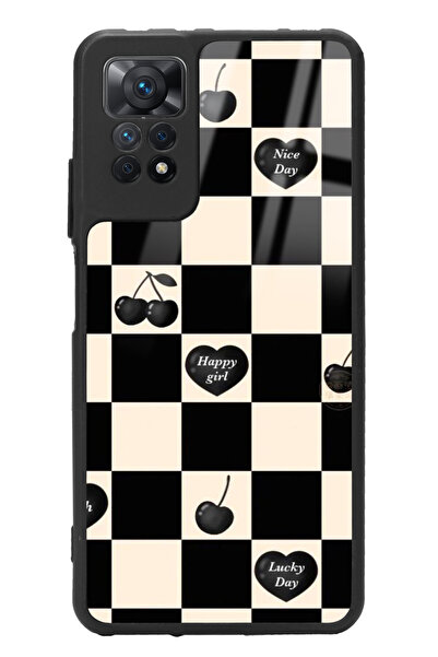 Spoyi Xiaomi Redmi Note 11 Pro Happy Girls Tasarımlı Glossy Telefon Kılıfı