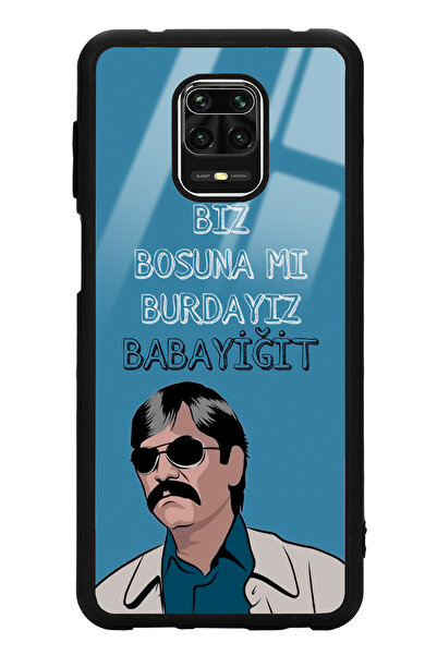 Spoyi Xiaomi Redmi Note 9 Pro Babayiğit Tasarımlı Glossy Telefon Kılıfı