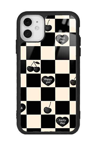 Spoyi iPhone 11 Happy Girls Tasarımlı Glossy Telefon Kılıfı