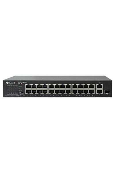 VGUARD VG-SW1024P-225 24 Port 225W 10/100Mbps PoE Yönetilemez Switch