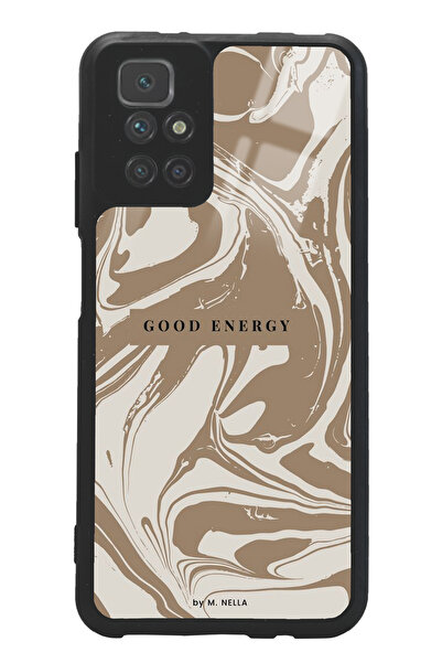 Spoyi Xiaomi Redmi 10 Good Energy Tasarımlı Glossy Telefon Kılıfı