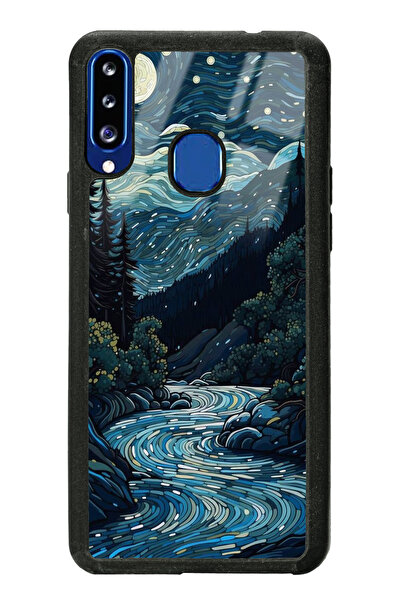 Spoyi Samsung A20s Night Tasarımlı Glossy Telefon Kılıfı