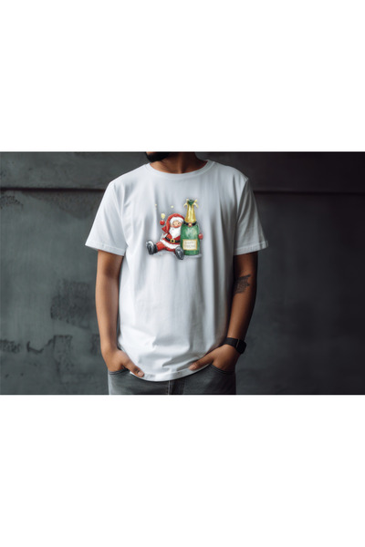 CACTUS COLLECTION TRICOU ALB IMPRIMAT DE Crăciun de Anul Nou