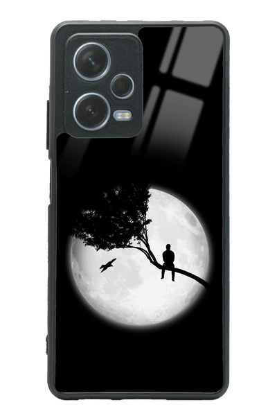 Spoyi Xiaomi Redmi Note 12 Pro 5g Aya Bakış Tasarımlı Glossy Telefon Kılıfı