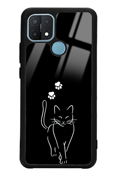 Spoyi Oppo A15s Paticik Tasarımlı Glossy Telefon Kılıfı