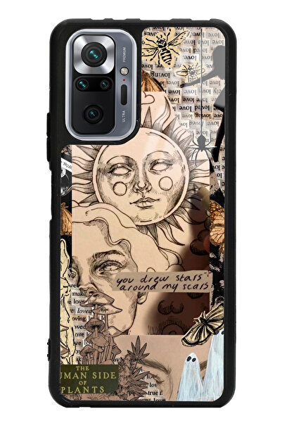 Spoyi Xiaomi Redmi Note 10 Pro Güneş Tanrıça Tasarımlı Glossy Telefon Kılıfı