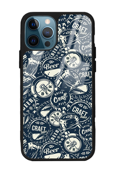 Spoyi iPhone 13 Pro Max Drink Tasarımlı Glossy Telefon Kılıfı