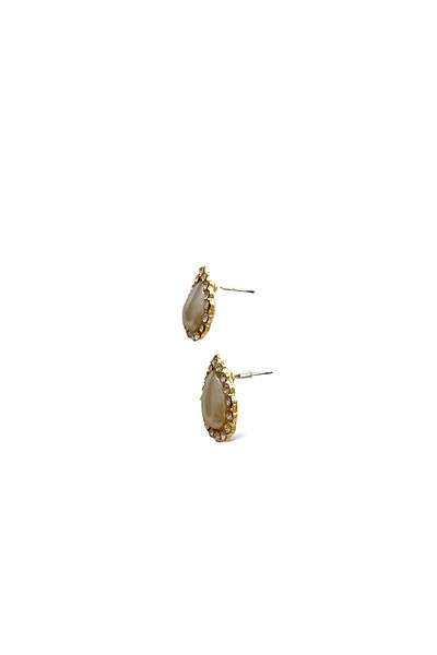 Girift Vintage Crystal Stone Water Drop Stylish Design Earrings