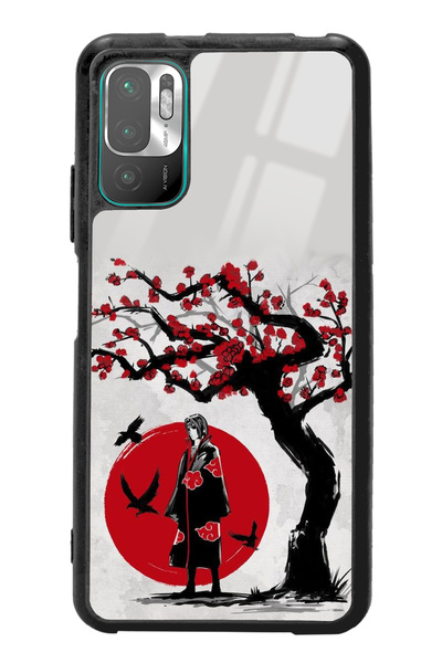 Spoyi Xiaomi Redmi Note 10 5g Yaşam Ağacı Tasarımlı Glossy Telefon Kılıfı