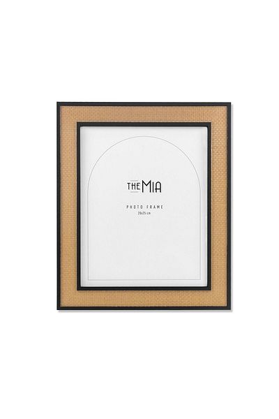 The Mia Retrato Photo Frame Black 25x20 cm