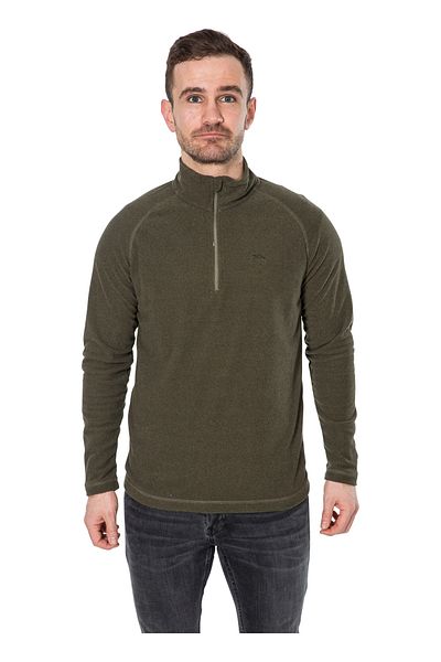 Trespass Green Stand Collar Fleece Sweatshirt Maflmfn20001 Size: XL