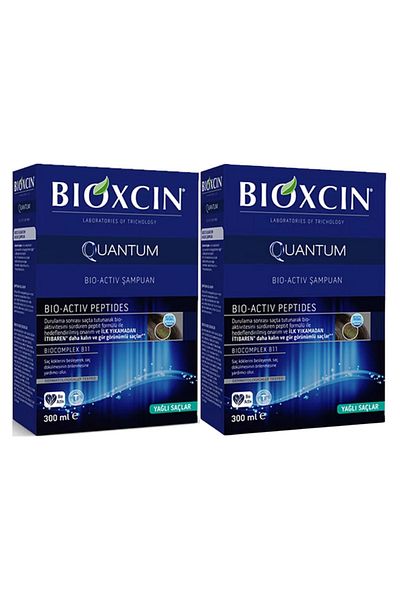 Bioxcin شامبو الشعر بزيت الكم - 300 مل × 2 قطعة