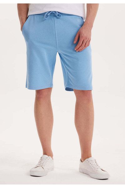 WESTMARK LONDON Pantaloni scurți pentru bărbați, albastru deschis Basic Regular Fit CORE