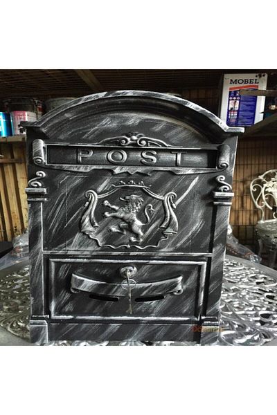 Fatih Ural Döküm Casting Mailbox-lion