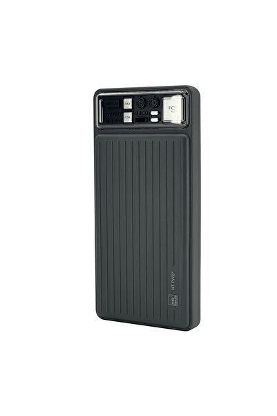 Nettech Nt-pw27 25w 3 Çıkışlı 9000 Mah Taşınabilir Şarj Aleti Powerbank (GRİ)