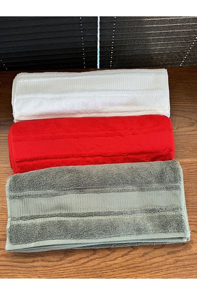 Özdilek Colourist Set of 6 100% Cotton Hand and Face Towels 50*90