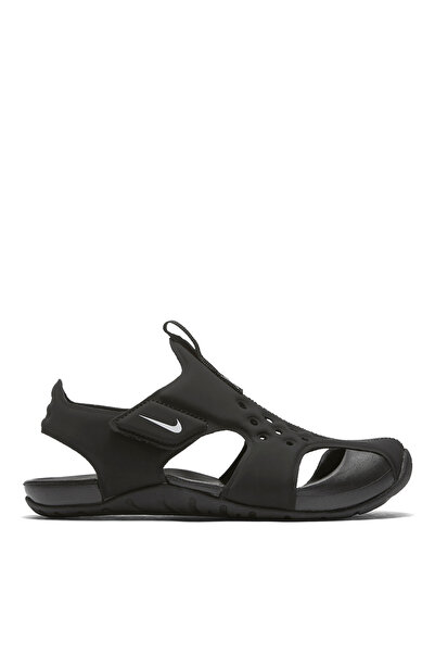 Nike Siyah - Gri - Gümüş Erkek Çocuk Sandalet 943826-001 SUNRAY PROTECT 2 (PS)