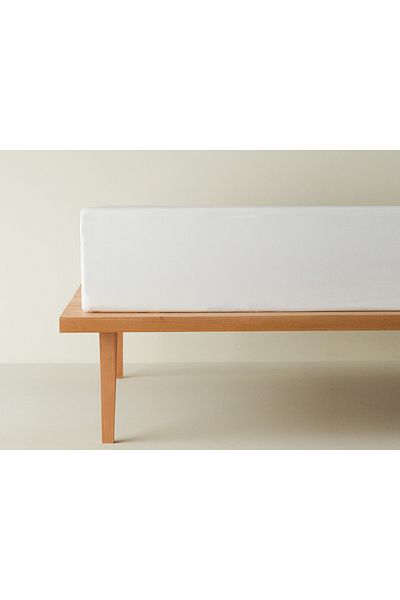 English Home Novella Premium White Soft Cotton Single Elastic Sheet