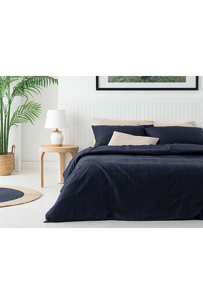 English Home Set cuvertură de pilota Aurora Silky Touch King Size Midnight Blue