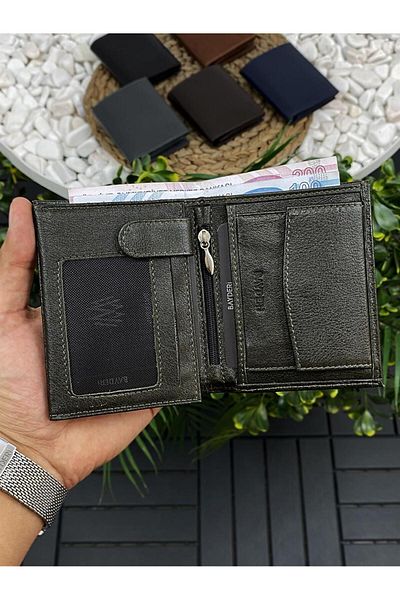 BAYDERİ Denis Genuine Leather Men's Wallet