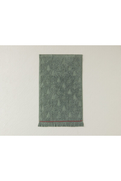 English Home Πετσέτα χεριών από βαμβάκι ζακάρ πράσινη